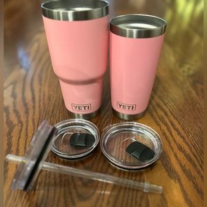 Set of Pink Yeti cups, 20 oz and 30 oz